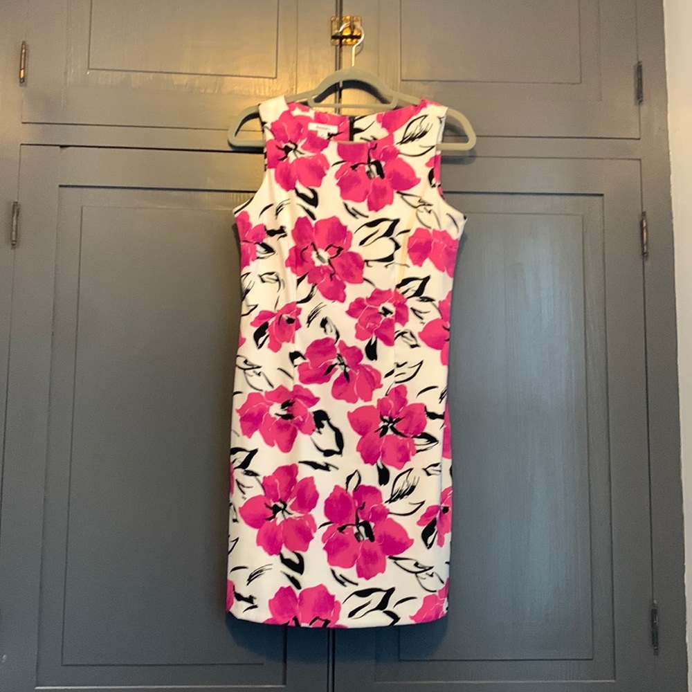 Dress Barn spring-ready sheath dress. Sz 8.  Like new!